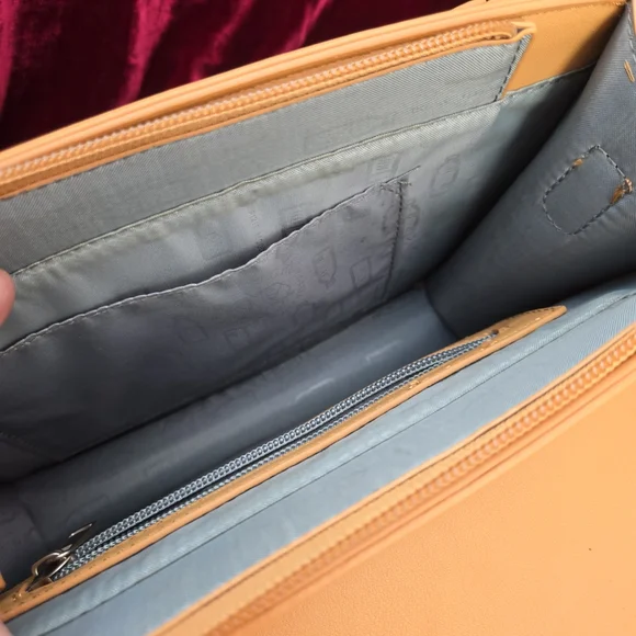 Pixie Mood Vegan Leather Crossbody Bag Tan Camel Flap Adjustable Strap - Picture 6 of 9